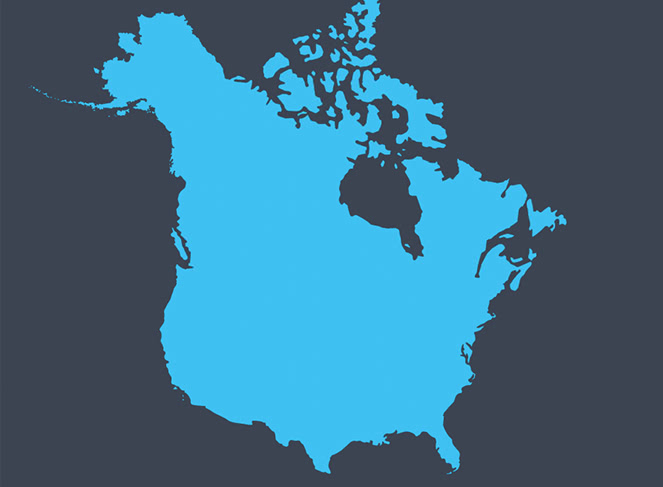 Home Page US and Canada Map