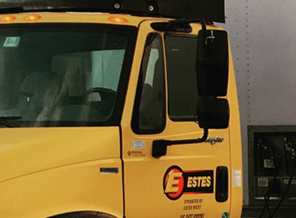 Estes Express Truck. Case Study on License Monitor by SuperVision